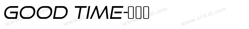 good time字体转换